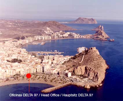 Situación oficinas DELTA 97 en Águilas